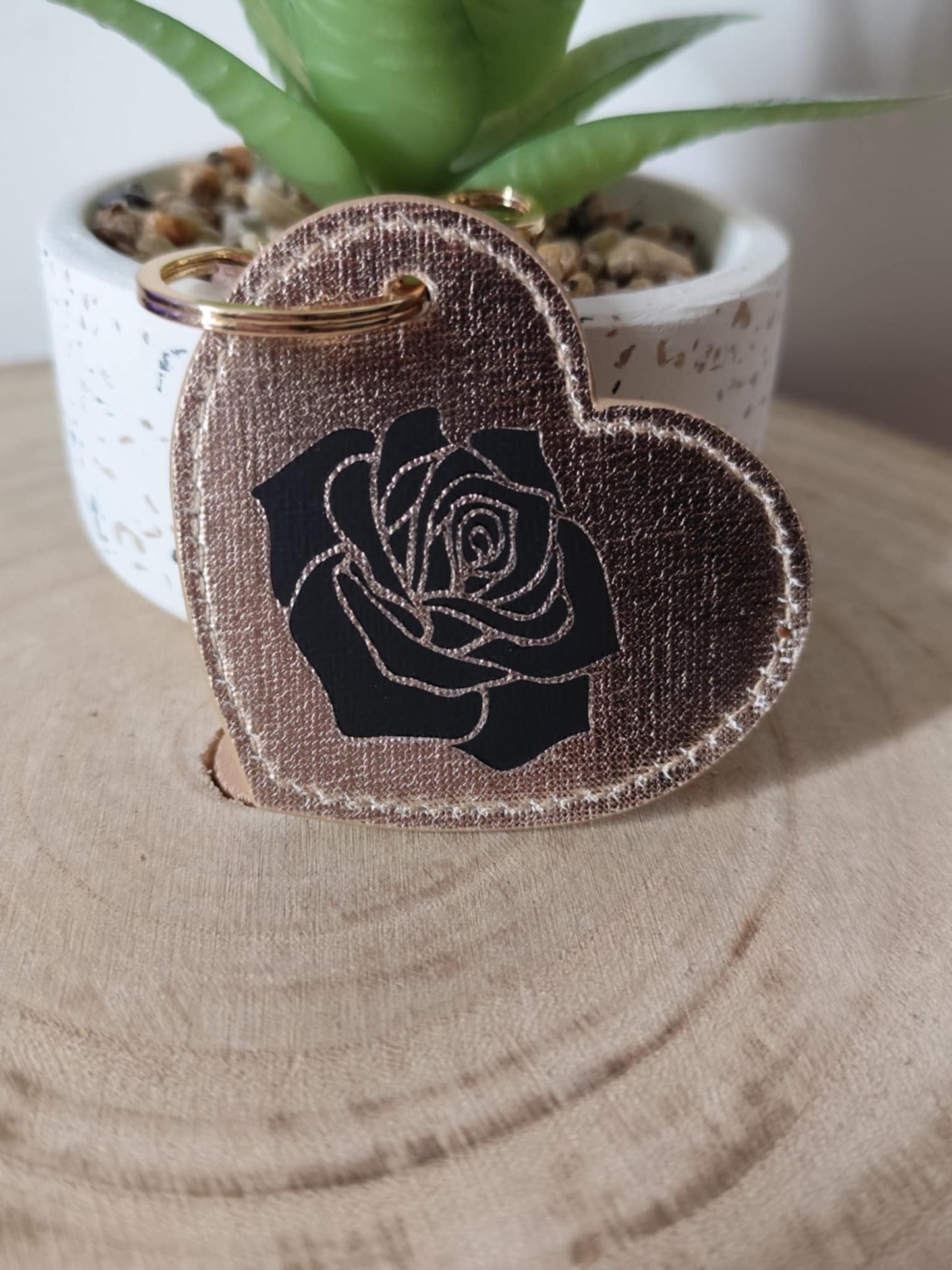 Porte clé coeur