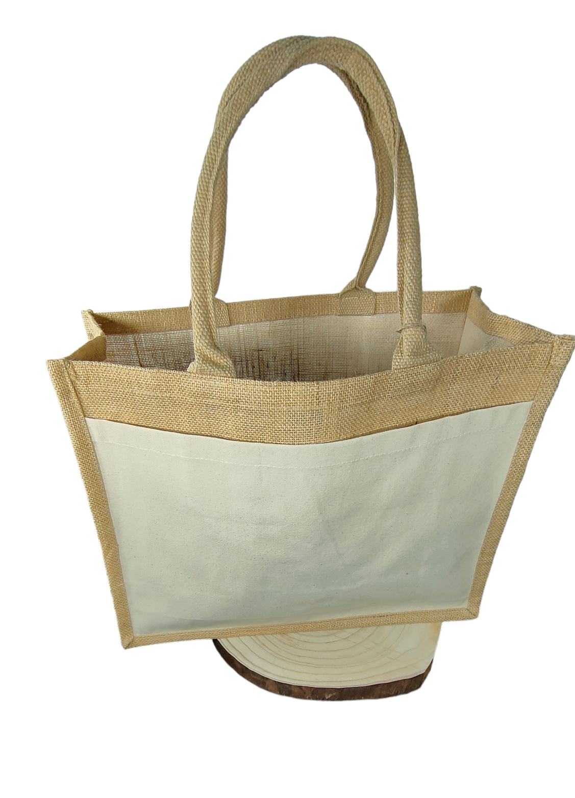Sac en toile de jute Modèle 1 floral