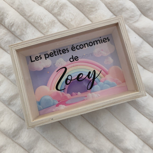Tirelire personnalisée / fille