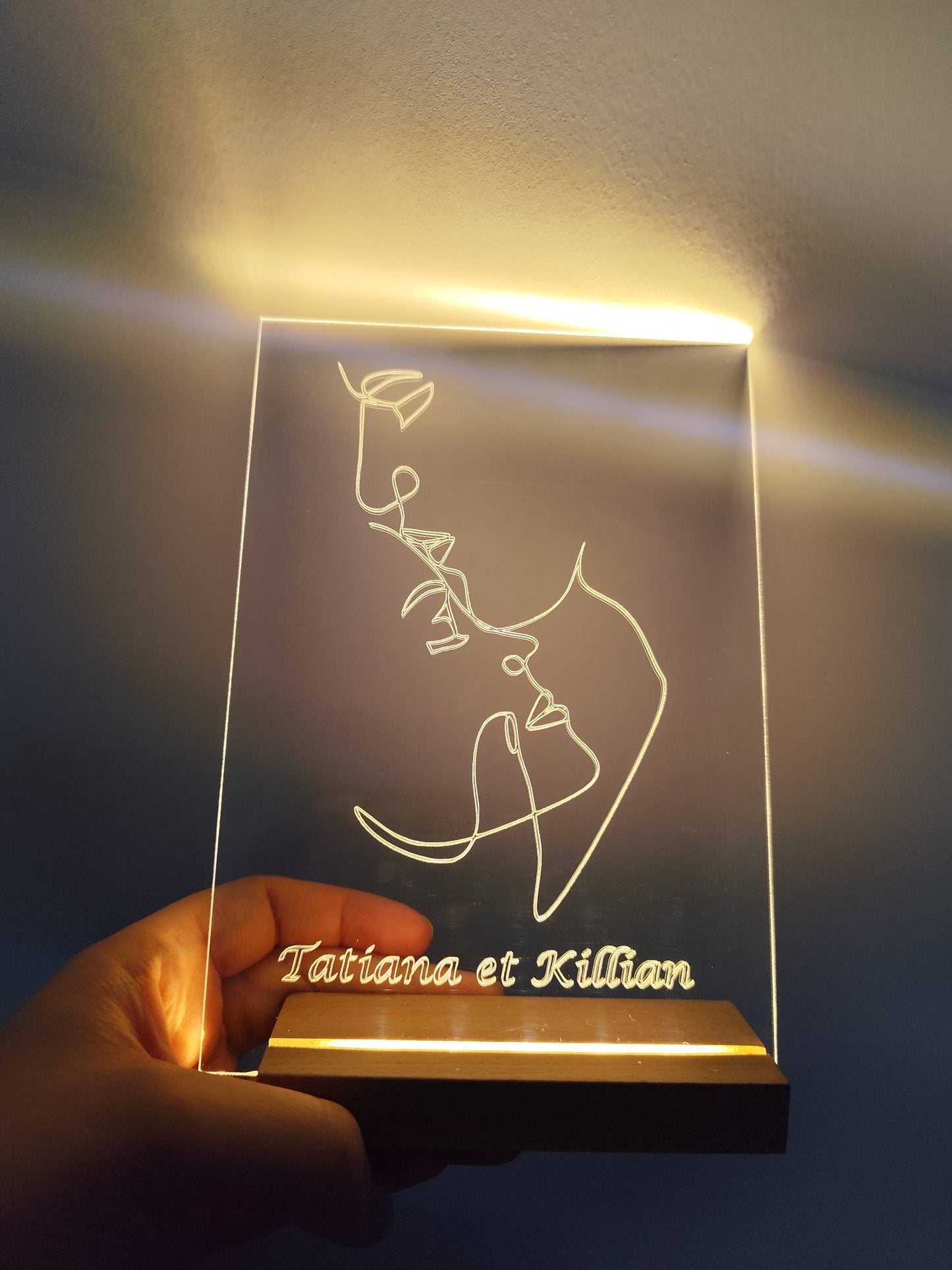 PLAQUE LUMINEUSE COUPLE